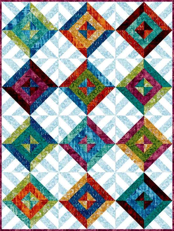 Robert Kaufman - Wishwell Storyboard - Small Circles - Moss, Fabric BTY