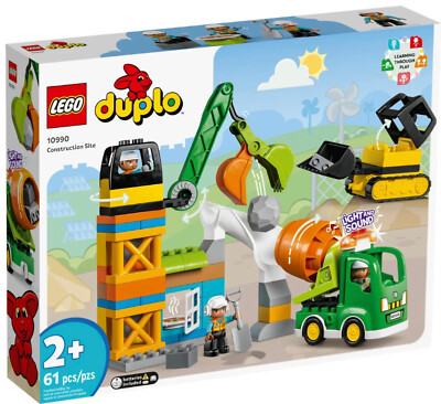 LEGO  DUPLO  10990 Baustelle mit Baufahrzeugen Bagger