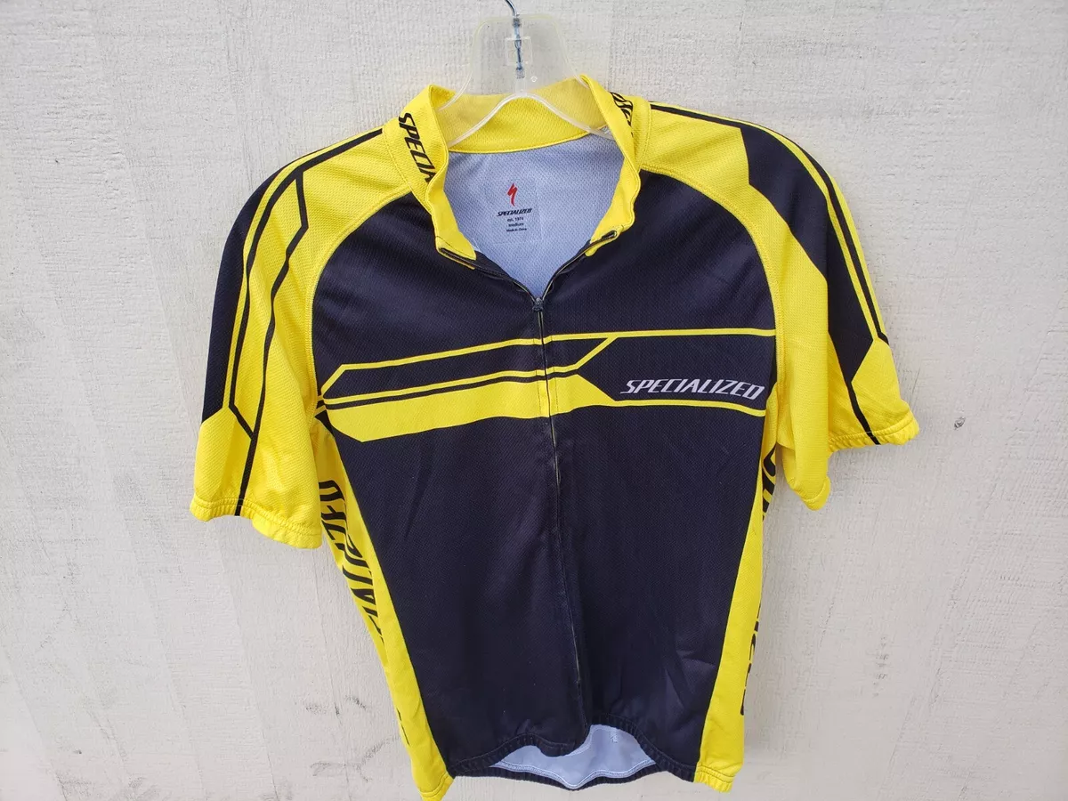 Specialized mens cycling jersey Medium Yellow black