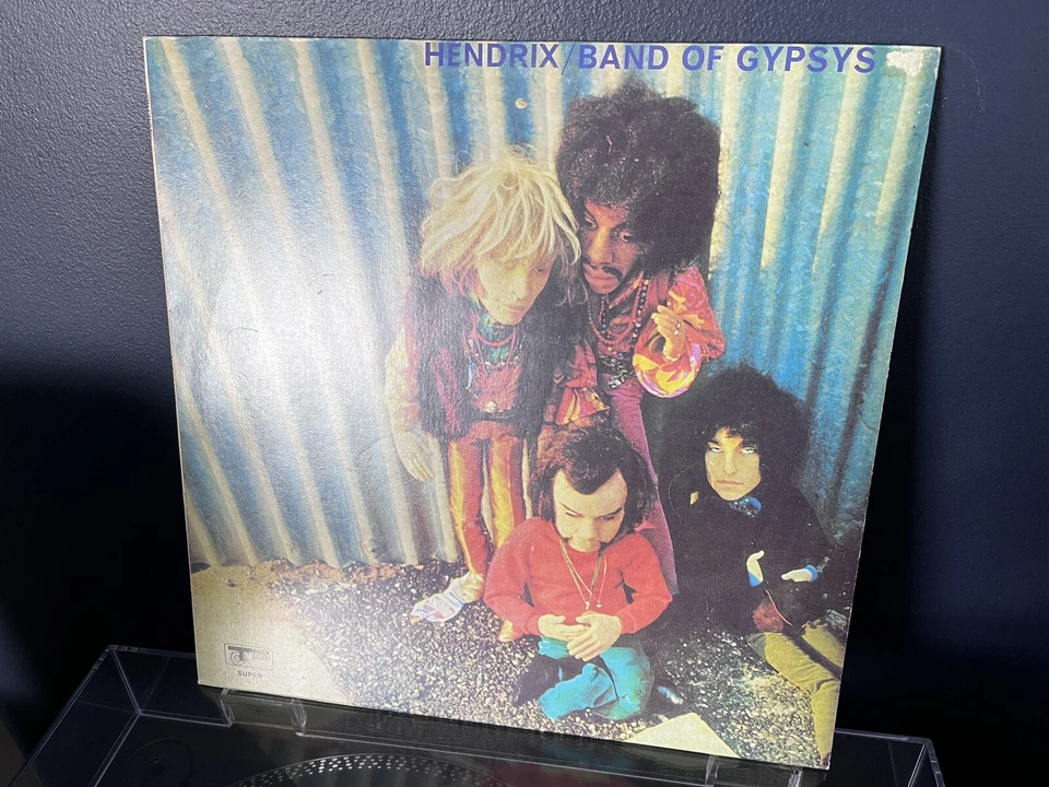 Jimi Hendrix Band Of Gypsys UK 2008 Reissue Red Vinyl Ex/VG - Image 3 of 4