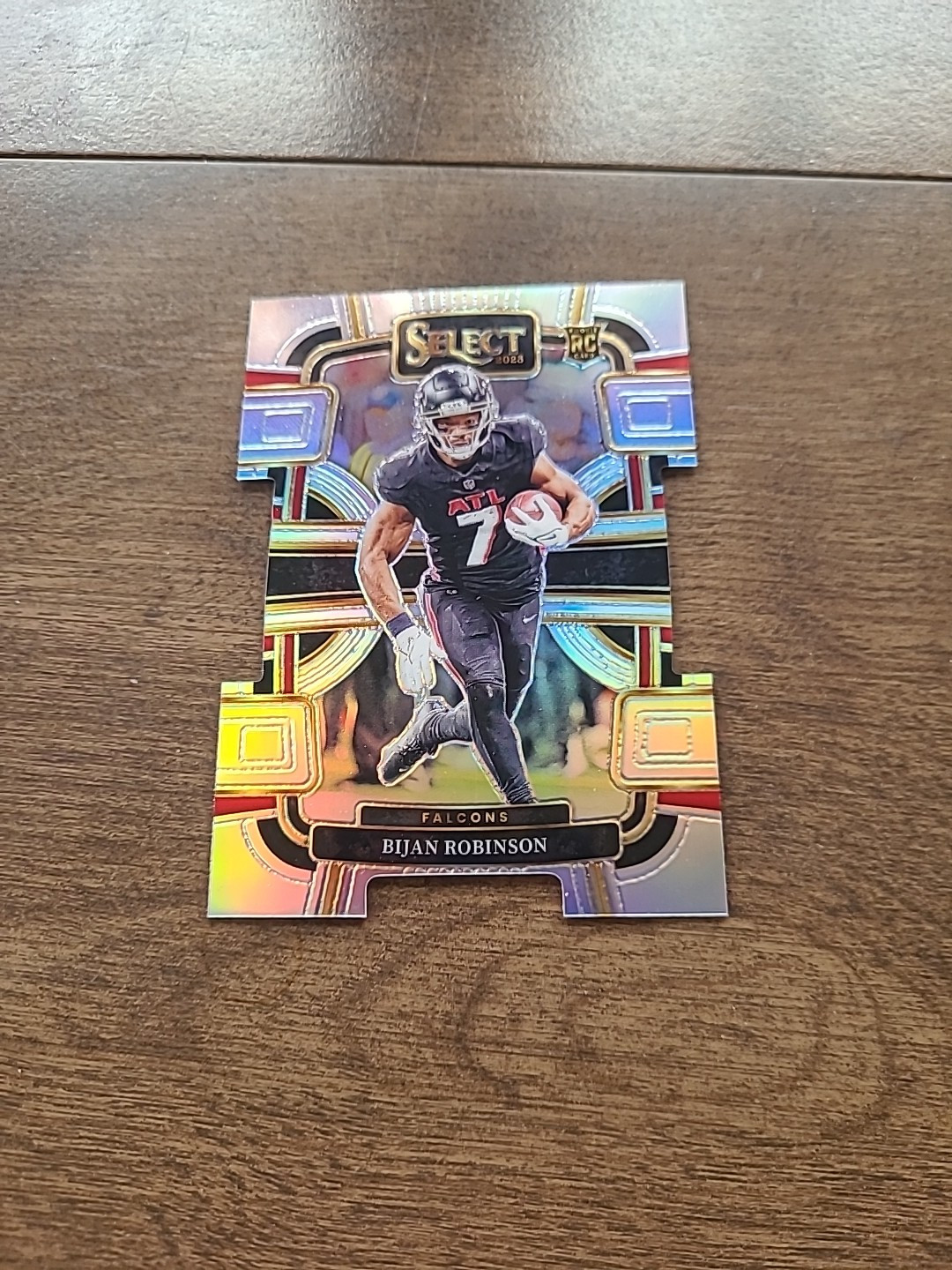 2023 Select Bijan Robinson Silver Die Cut Prizm RC #4 C001489