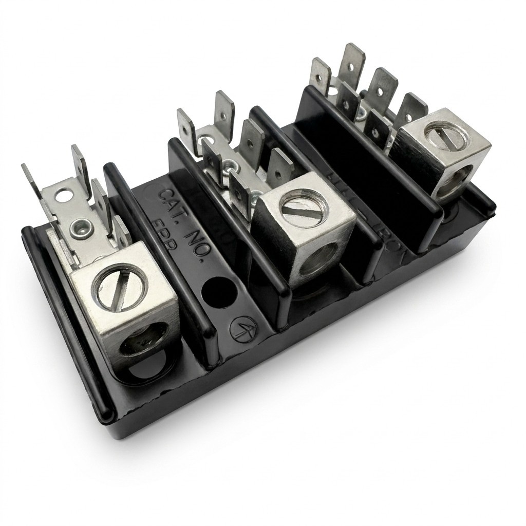 Elec-Tron ERB-3 Power Distribution Block Terminal Block 3 Pole Connector