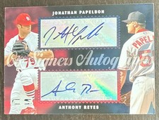 Jonathan PAPELBON Anthony REYES🔥2006 Topps Co-Signers RC Dual AUTO #CS-52💥
