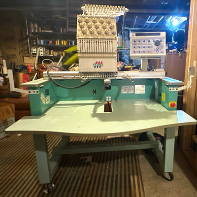 Tajima TMEX-C1501 Single Head 15-Needle Industrial Embroidery Machine