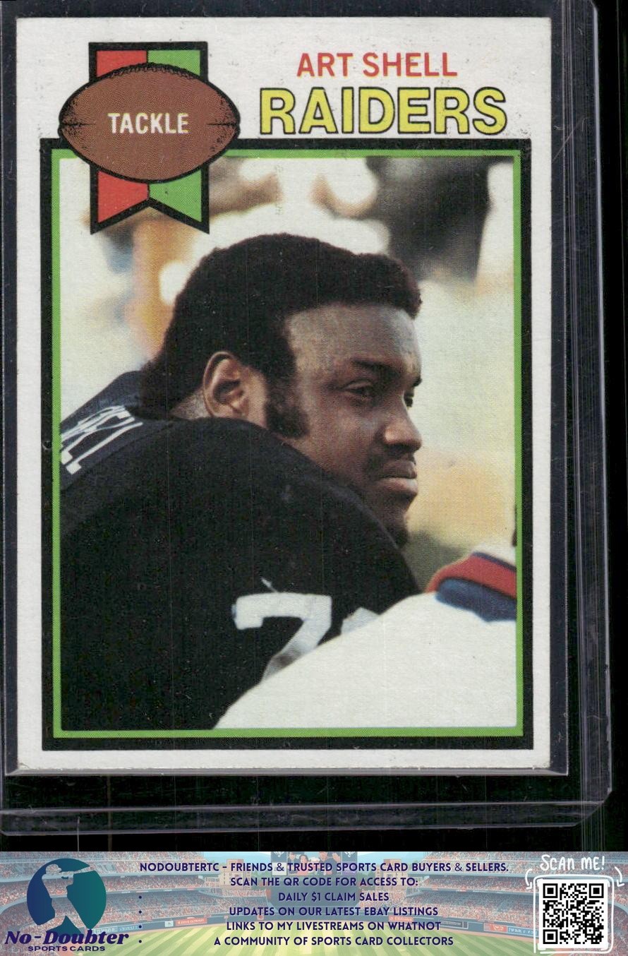 1979 Topps #210 Art Shell Oakland Raiders 2.1E