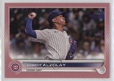 2022 Topps Series 2 Mother's Day Hot Pink 14/50 Adbert Alzolay #476 0l1