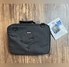 Phillips Portable DVD Bag Case With Carry Straps NWT Black