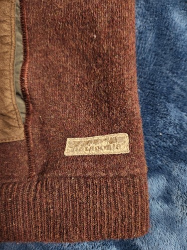 Vintage Patagonia Wool Sweater Womens Sz Small Brown Full Zip Cropped 51410 USA - Picture 3 of 10