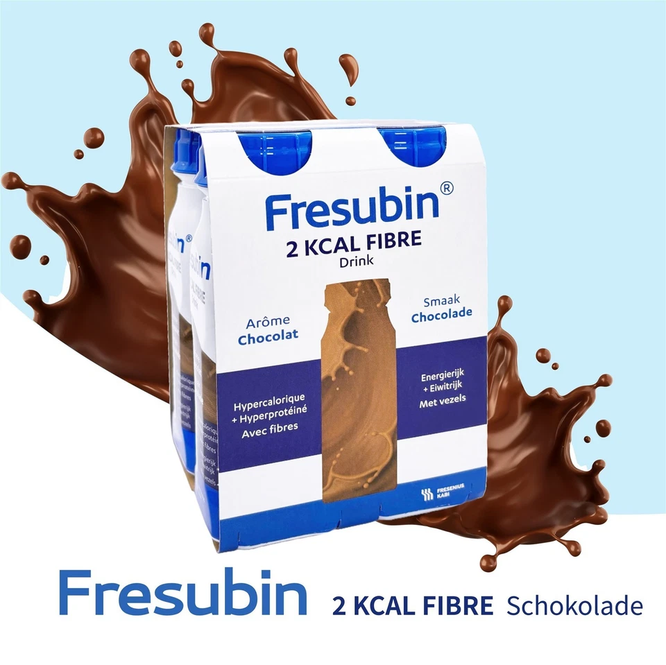 (11,44 EUR/l) FRESUBIN 2 KCAL FIBRE Drink Schokolade 6x4x200ml Trinkflasche - Bild 2 von 4