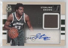 2017-18 Panini Donruss Rookie Materials Signatures /75 Sterling Brown Auto 2t9