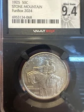 1925 Stone Mountain Commemorative Mint State 9.4