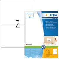 Herma Adressetiketten 4249 Weiß 199,6 X 143,5 Mm, 100 Blatt
