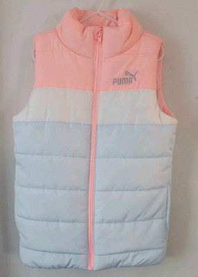 Puma Puffer Vest Juniors Sz. S 7/8 Lightweight Insulated Outdoor Hiking 2023