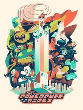 The Powerpuff Girls Cartoon Collage Art Poster