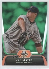 2012 Bowman Platinum Green Jon Lester #70 0c4