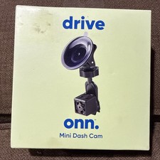 Onn. Drive Mini Dash Cam High Resolution 1080P Video Camera NEW