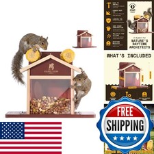 WildYard Squirrel Feeder Cedar - Wall Tree Mount