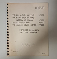 RCA COSMAC VIP Instruction Manual VP580 VP585...