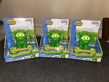 Lot of 3 Super Wings Transforming Mira Toy 5" Figure Transforms from Plane 2 Bot
