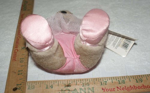 Applause Heart Ticklers Ballerina Bear Katrina Pink Tutu Tags Attach Fast Ship - Picture 6 of 7