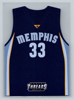 2012-13 Panini Threads #17 Marc Gasol Team Threads Die Cuts Memphis Grizzlies