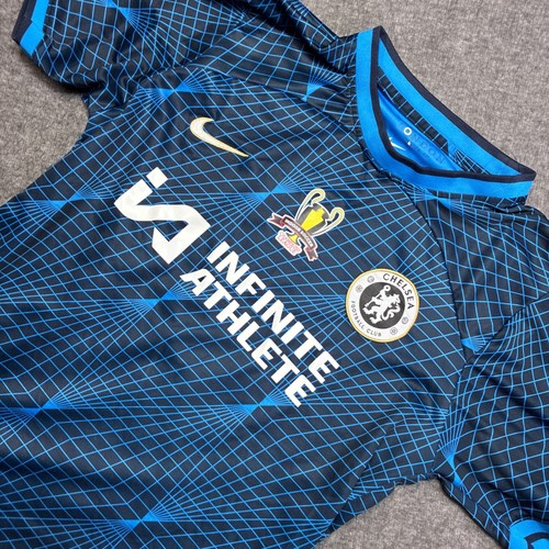 Nike Chelsea FC Soccer Jersey Mens Large Blue Grid Infinite Athlete Champions 7