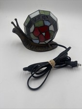 Vintage Snail Stained Glass Colorful 7