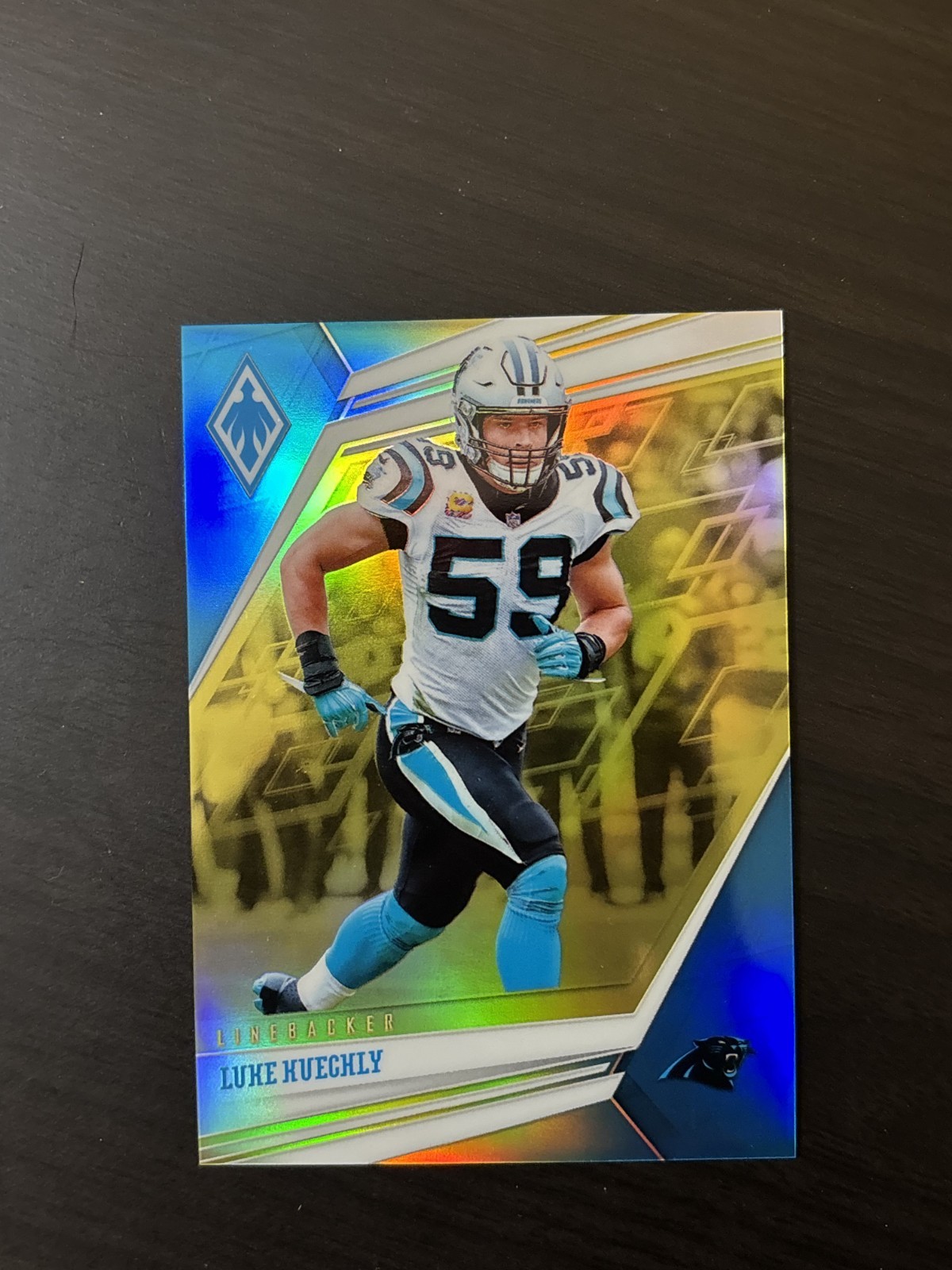 Luke Kuechly 2019 Phoenix Yellow Prizm /75 #81 SP Carolina Panthers All Pro DPOY