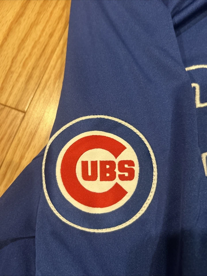 Camiseta deportiva de béisbol Majestic MLB Chicago Cubs azul para hombre talla XL NUEVA CON ETIQUETAS Foto 3 de 4