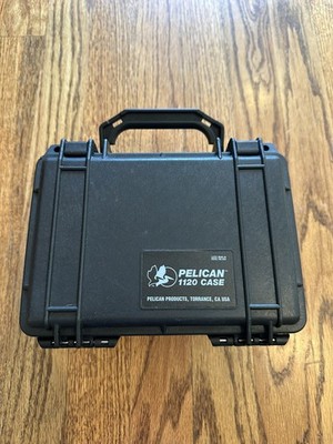 Pelican 1120 Hard Protector Storage Case Black Small Made In USA