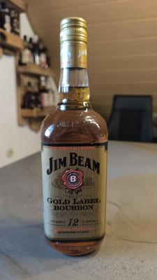 Jim Beam Gold Label 12 Jahre Bourbon Whiskey   Rarität / Sammlerflasche