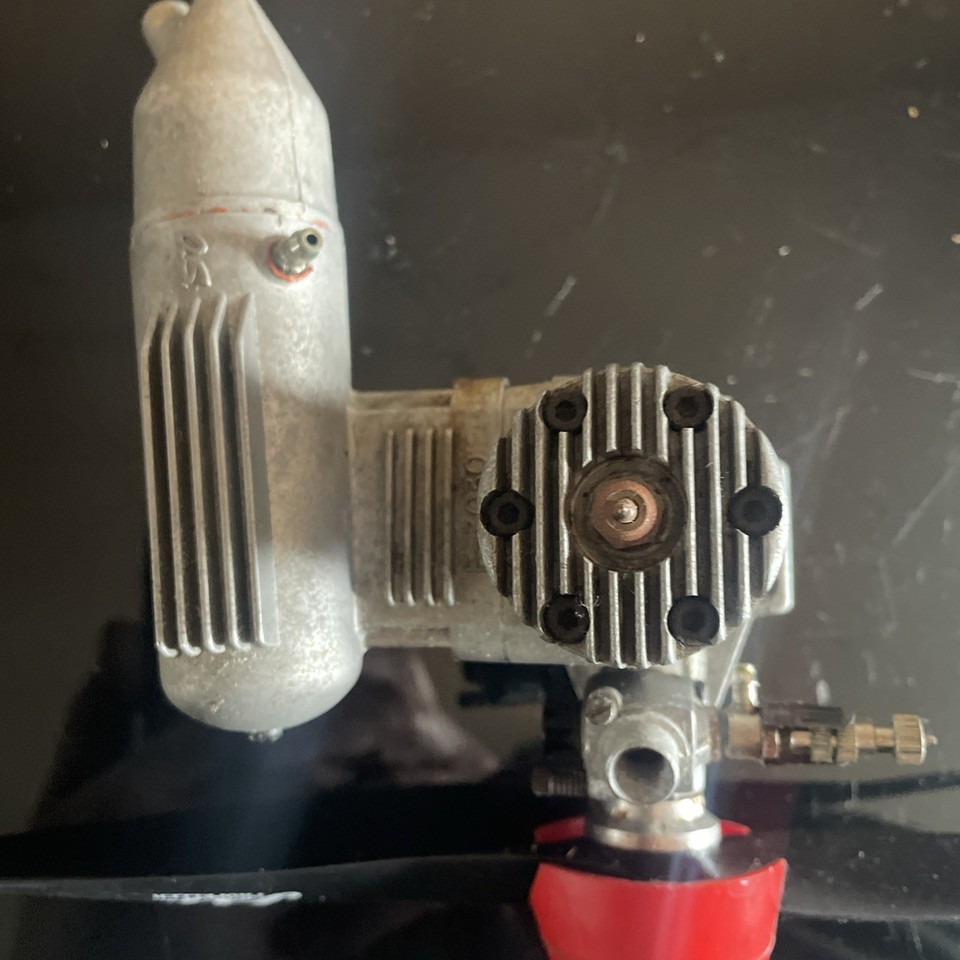 OS FP 35 RC model airplane engine and Muffler vintage max motor with ...