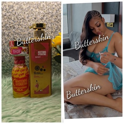 3pcs. K-whitening Hydrating Body Milk Spf 25, Face Cream & Serum 