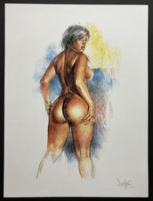 Stampa artistica erotica Paolo Eleuteri Serpieri - Indians / firmata