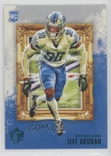 2020 Panini Chronicles Gridiron Kings Teal Jeff Okudah #GK-40 04ag