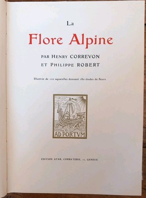 Buch. La Flore Alpine.