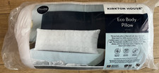 ECO BODY PILLOW BREATHABLE, MICROFIBRE COVER ENSURE FRESH SLEEP CLIMATE BNWT