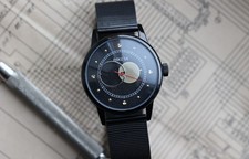 Watch Raketa black Copernicus Kopernik , Soviet Mechanical Mens Wrist Watch