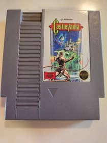 Nintendo NES Castlevania cartuccia testata gioco Konami autentico