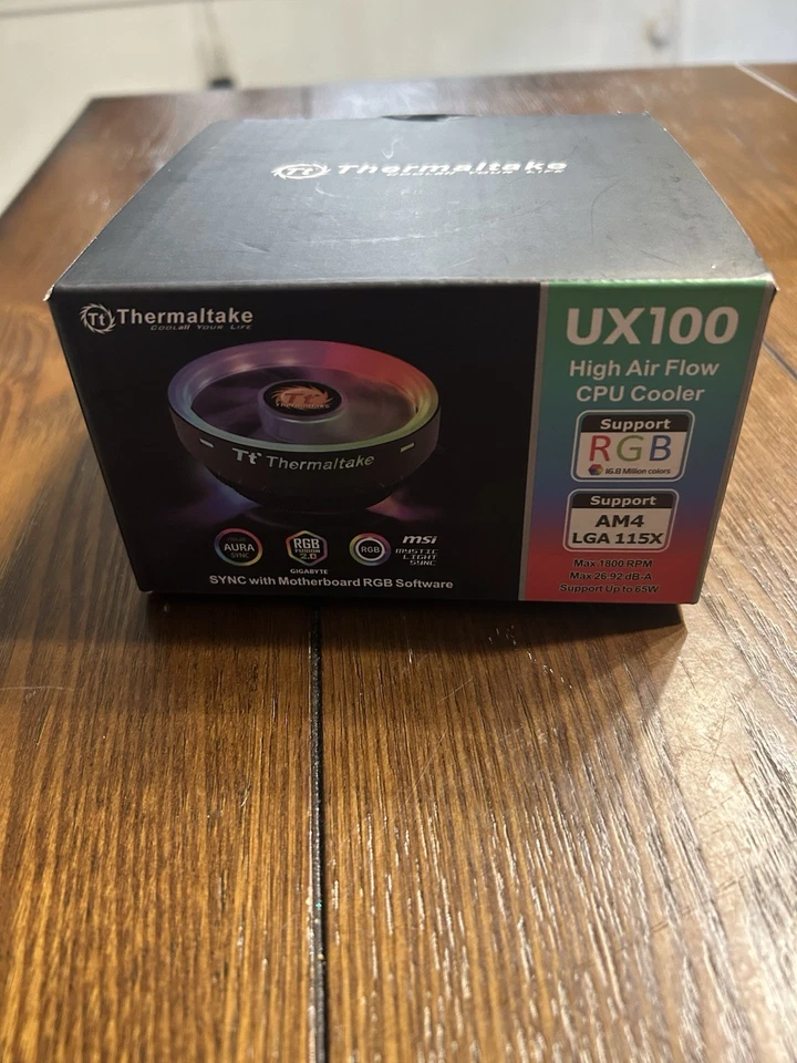 Thermaltake UX100 5V Motherboard Sync High Airflow Hydraulic Bearing ARGB Light - Image 3 of 4