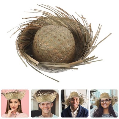 2 Pcs Beach Straw Hats: Mexican Party Straw Hats - Funny Summer Sun ...
