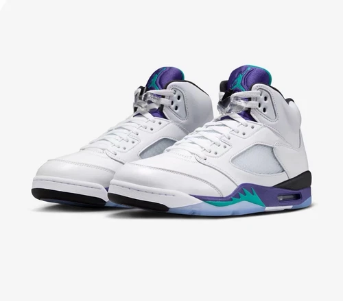 Size 12 Nike  Air Jordan 5 Retro 2025 Grape HQ7978-100