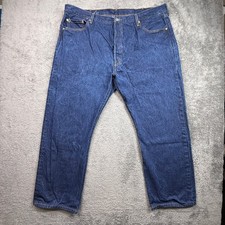 Vintage Levi's 501 Jeans Mens 42x30 Button Fly Classic Denim Medium Wash
