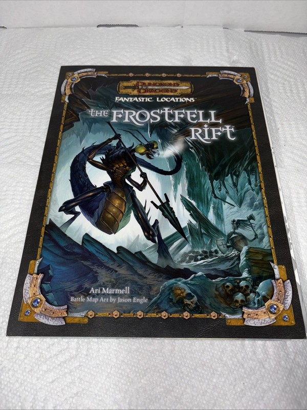 1ST PRINTING Dungeons & Dragons The FROSTFELL RIFT Fantastic Locations EXCELLENT