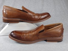 G.H. Bass Baxter Slip-on Loafers Shoes Men's 10.5 M Brown Leather 0404-1158-261
