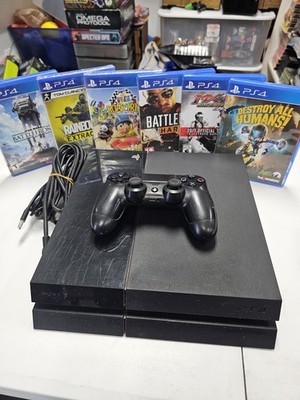 Sony PlayStation PS4 500GB Console w/ controller & Games Tested Working Bundle
