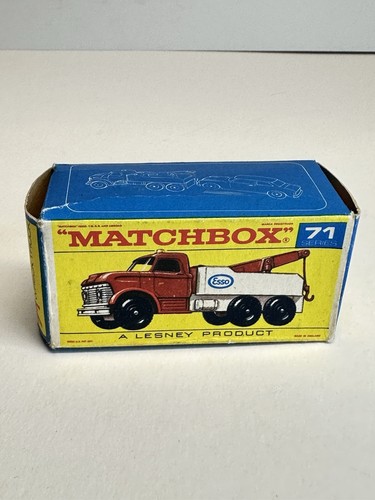 Matchbox Lesney Vintage Wreck Tow Truck No. #71 Esso w/ Original Box - Picture 19 of 19