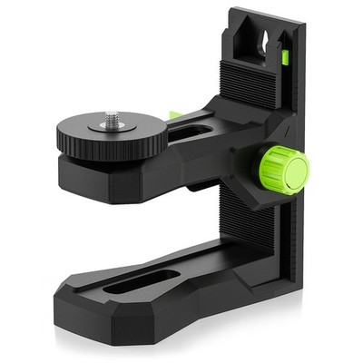 Huepar Fine-tuning Bracket for Line and Point Laser Levels, Green Black