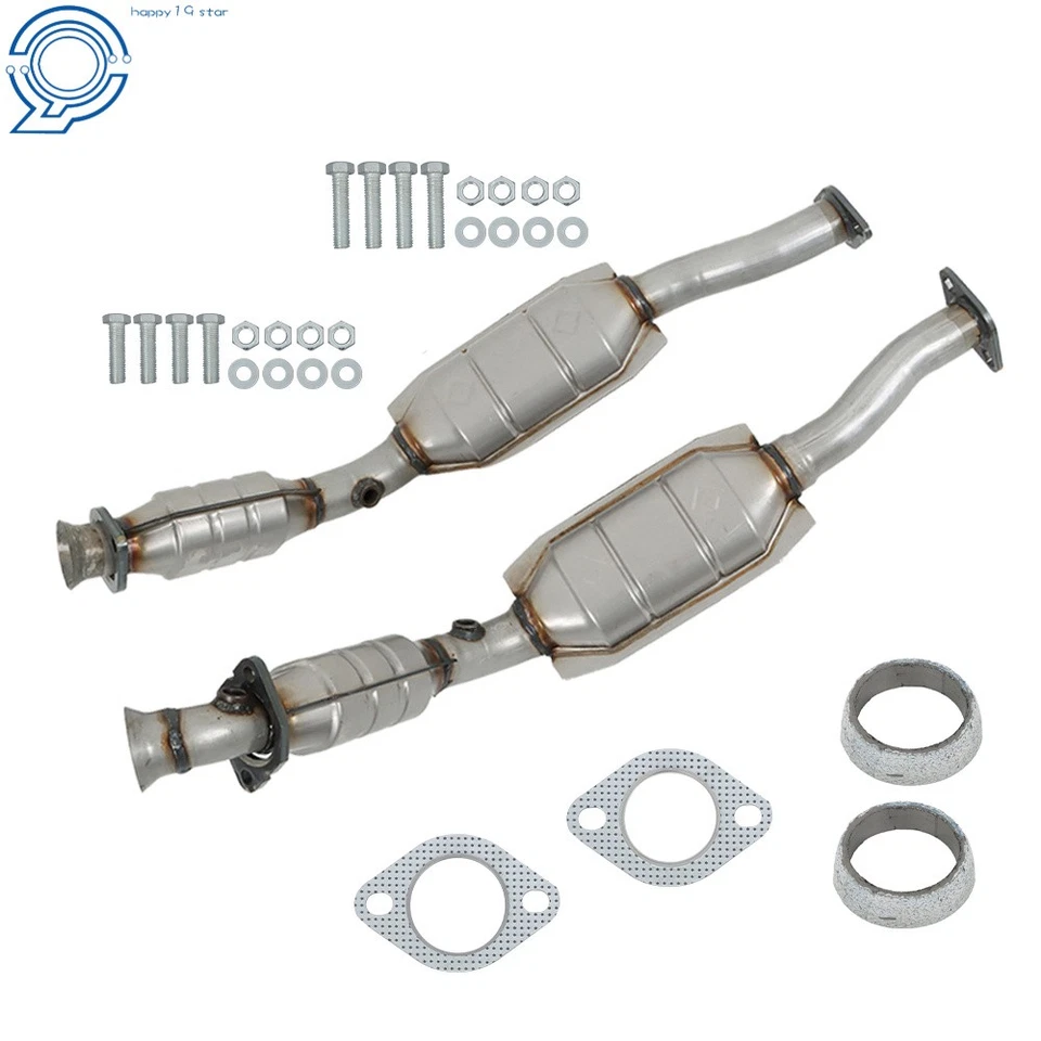 Left+Right Catalytic Converter For Ford Crown Victoria Mercury Grand Marquis Foto 3 de 4
