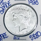 1925 SILVER PEACE DOLLAR AUTHENTIC HI GRADE U.S. MINT COIN FREE SHIPPING 5880